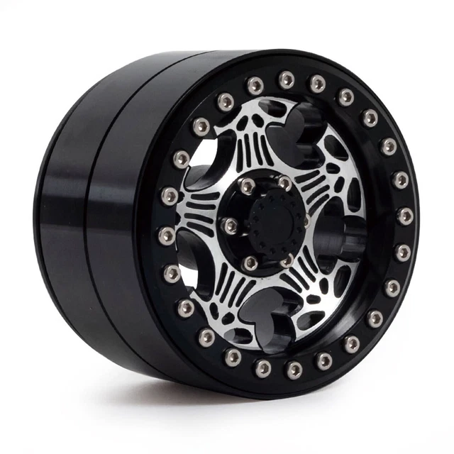 RCHUBAM 1.3 Beadlock Wheels With 5-Spoke Aluminium 1.3in RC Wheel Rims