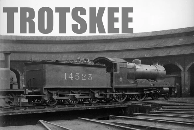 GLASS NEGATIVE LMS London Midland Scottish Railway Steam 14523 ...