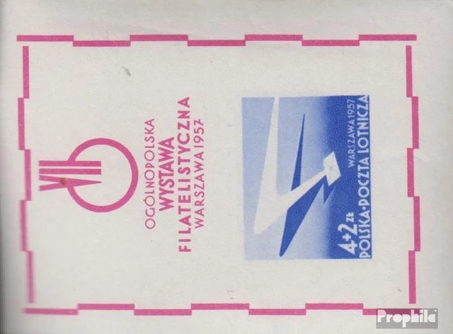 Briefmarken Polen  Mi Block21 mit Falz