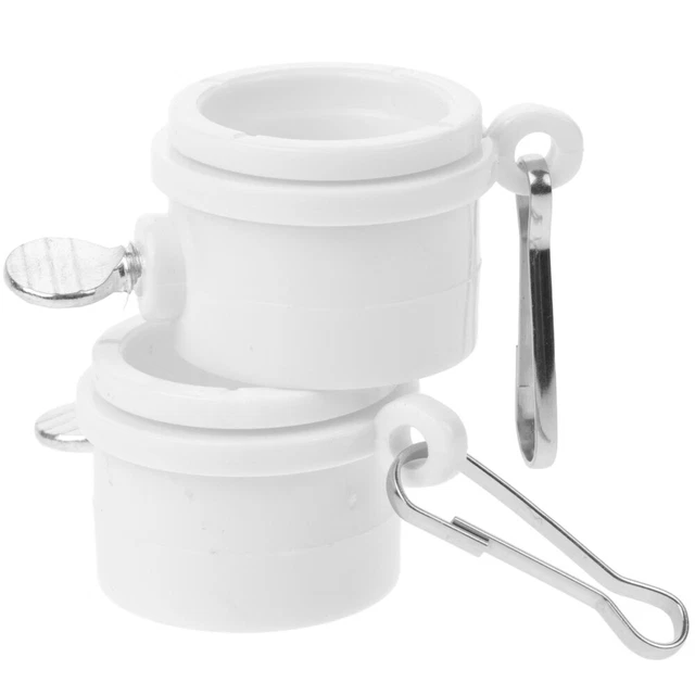 1 Paire Anneaux Rotatifs Pour Mât De Drapeau - Clips Support Aluminium 360° - Idéal Bateaux Marines Maisons