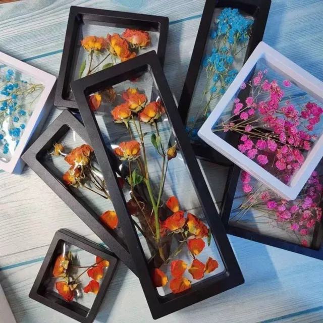 Box Bouquet Storage Frame Plastic Frame Dry Flower Flower Display Frame Wall Mou