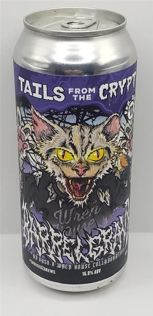 Craft Beer Can OHSO Wren House Brewery Tales From The Crypt Barrel Gravy Cat 1st