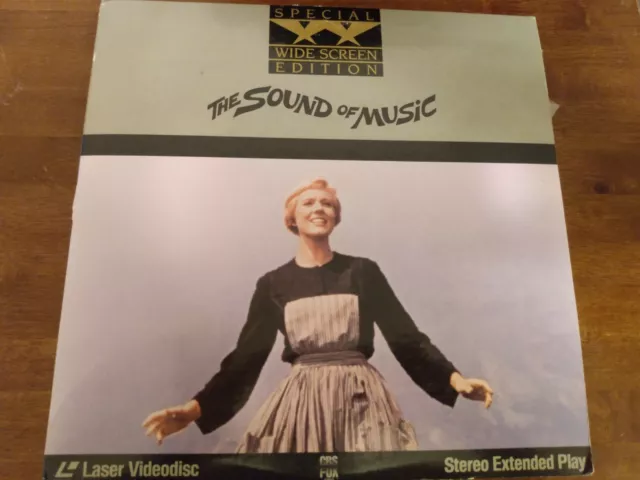 The Sound of Music Laserdisc Movie Julie Andrews Used