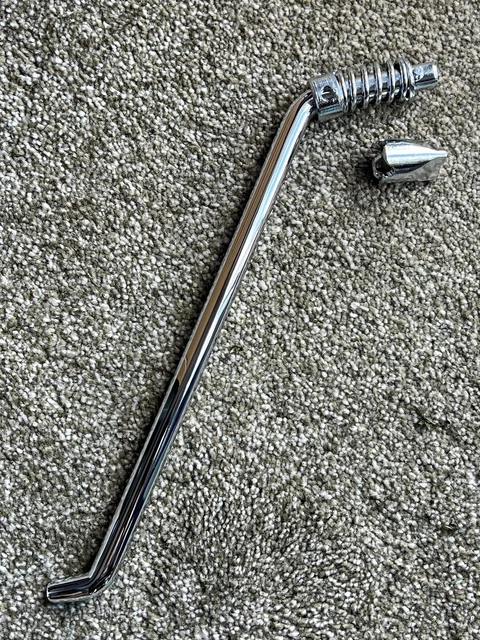 Superb Raleigh Chopper Mk1/2 Re-Chromed Kick Prop Stand. Showbike Standard Superb Raleigh Chopper Mk1/2 Re-Chromed Kick Prop Stand. Showbike Standard