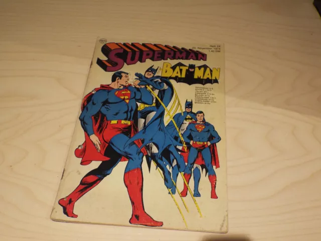 EHAPA COMIC / SUPERMAN BATMAN Heft 24 von 1974