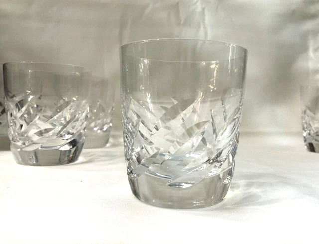Lot De 2 Gobelets Lalique Cristal – Motif Hibou – France – Occasion Comme Neuf