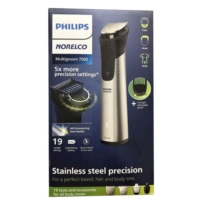 Philips Norelco MG7910/49 Multigroom 7000 All-in-One Trimmer - 19-in-1