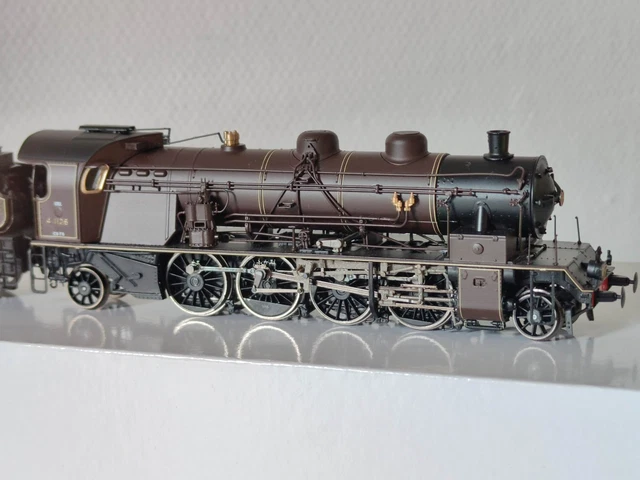Locomotives - REE - Locomotive vapeur 141 A 13 Creil SNCF ép. III réf. MB-156 Neuf NBO HO 1/87