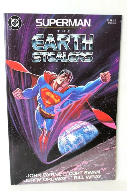 Superman The Earth Stealers #1 John Byrne Curt Swan 1988 Comic DC Comics F/F+