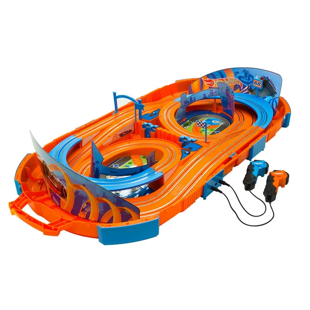HOT WHEELS 1:64 Slot Racing Car Track Set/Remote Control Kids Toys