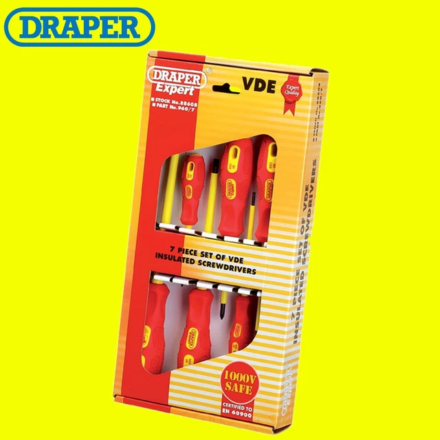 Draper 88608 7 Piece VDE Screwdriver Set