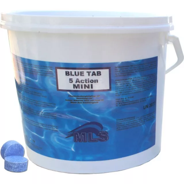 Blue Tab 5 Action® MINI  5 kg  Chlortabletten 20 g  langsam löslich 5 in 1