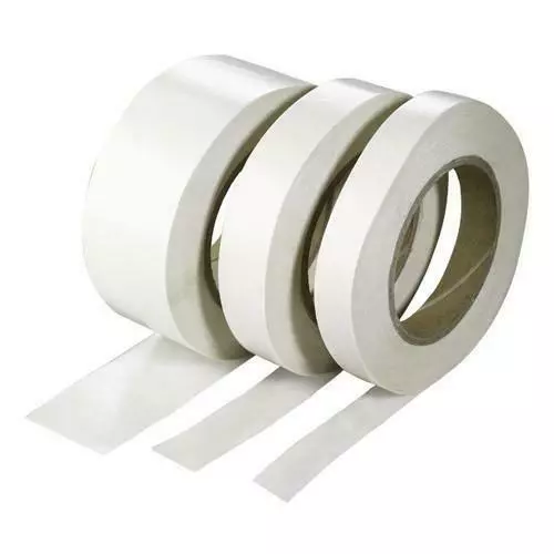 DOUBLE SIDED TAPE CLEAR STICKY TAPE DIY STRONG CRAFT ADHESIVE 24MM 45MM x 10M