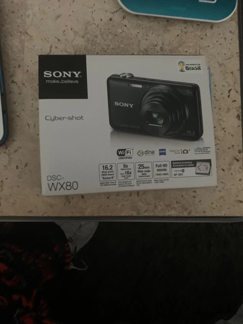 Sony Cyber-shot DSC-WX80 16.2MP Digital Camera-Red Brand New