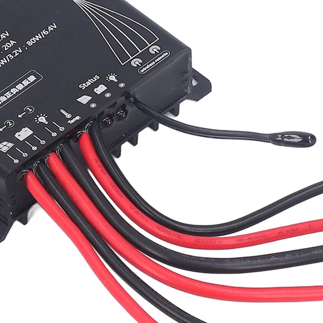 Contrôleur De Charge Solaire MPPT 20 A 40 W 80 W IP67 Régulateur De Batterie