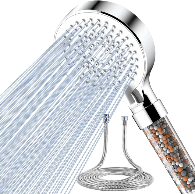 MAGICHOME SHOWER HEAD and Hose 2M, High Pressure Filter Shower Head 5 ...
