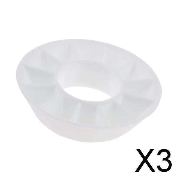 3X Base Football Volleyball Show Bracket Softball Display Stand White