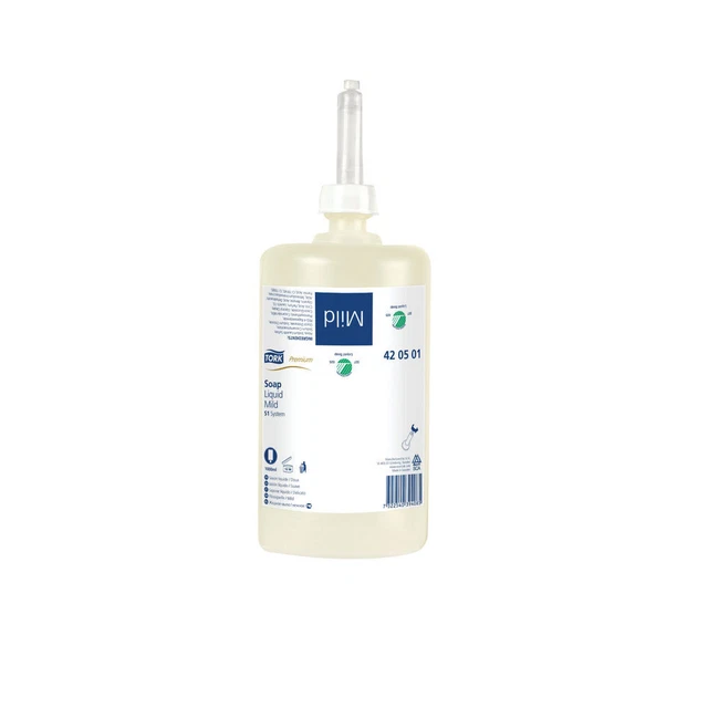 Tork ricarica sapone a mano liquido delicato S1 confezione da 1 litro da 6 420501