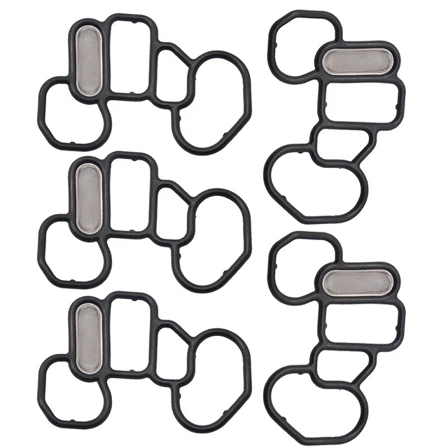SM VTEC Solenoid Spool Valve Gasket Kit – Acura CL MDX RL TL TSX ZDX V6 – 3.0L-3.7L – With Mounting Hardware 1 thumbnail image