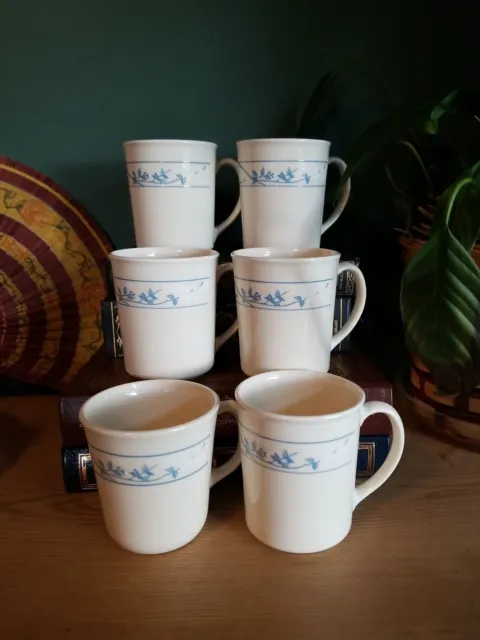 Vintage Corelle Corning Ware FIRST OF SPRING Coffee Mugs Cups - Set Of 6 #6