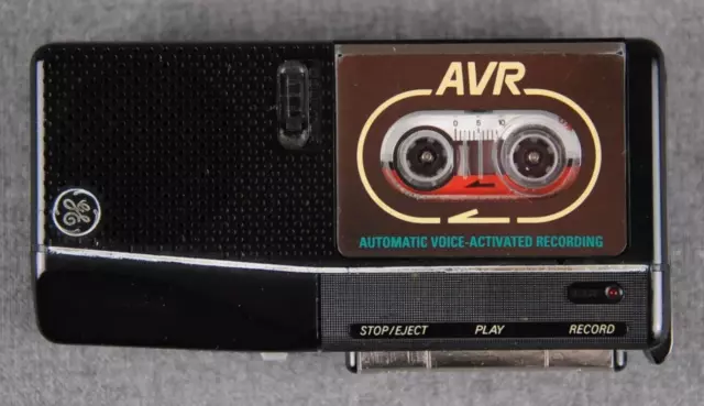 GE AVR Microcassette Recorder, Automatic Voice Activated, Tested