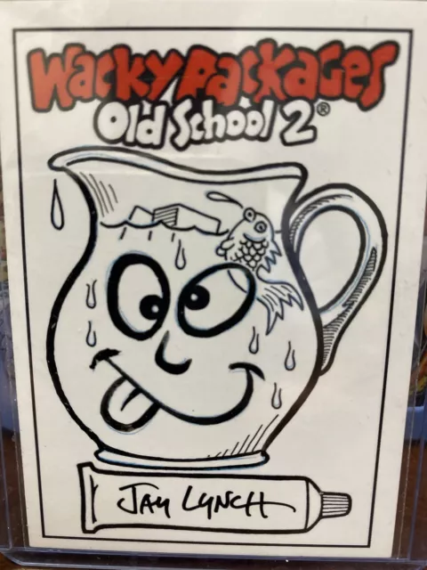 Jay Lynch 2009 Topps Wacky Packages Old School Series 2 Sketch Card Gpk