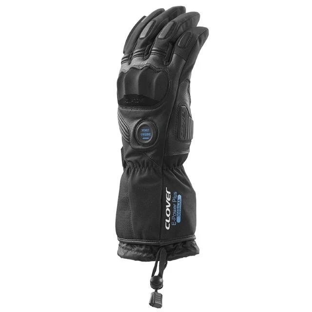 Gants de Moto Hiver Chauffants Homme CLOVER Polar Wp Noir 1189