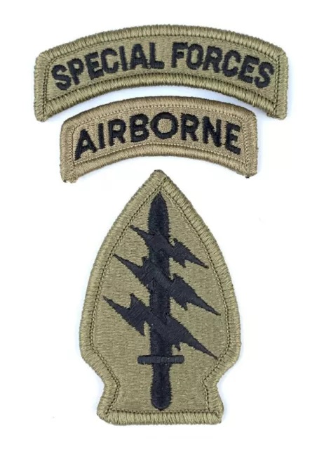 US ARMY Special Forces Airborne Division OCP Multicam Uniform klett patch