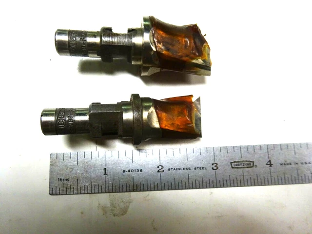 2 - New Usa Made Eclipse Twist Lock 1" & 3/4" Counter Bore & Facer