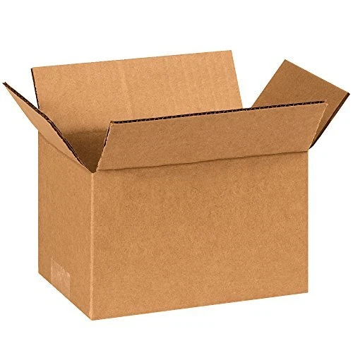 BOX USA B854100PK Corrugated Boxes 8" L x 5" W x 4" H Kraft Pack of 100