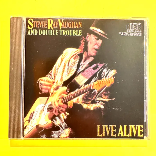 STEVIE RAY VAUGHAN AND DOUBLE TROUBLE Live Alive CD