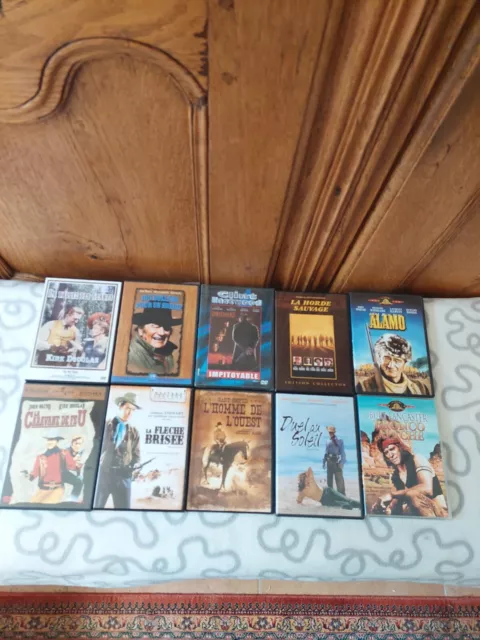 Lot Dvd De 10 Western