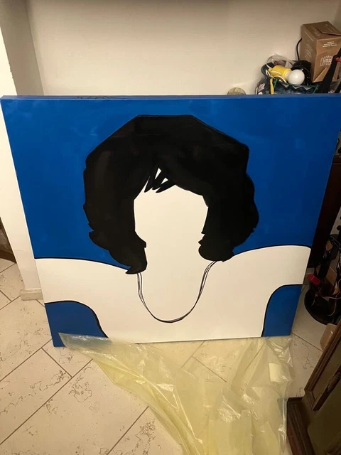 quadro arte contemporanea Jim Morrison Marco Lodola 1980