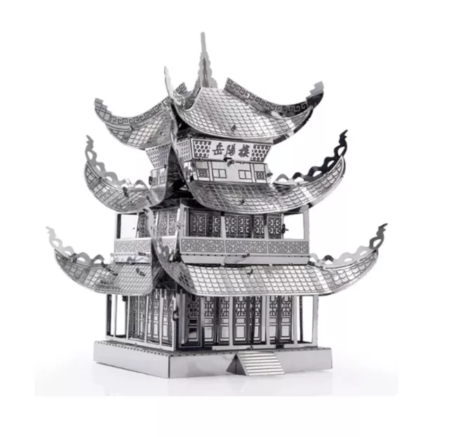 Metal Model Yueyang Tower 3D Laser Cut Sheet Metal Model DIY Kit Hobby Gift