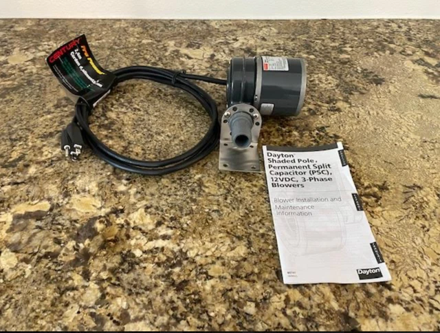 Micro Matic Beer System Blower with Bracket,12 CFM Fits 1" Hose
