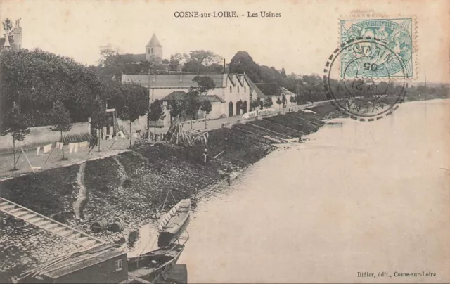 58 COSNE SUR LOIRE - Quai de la Loire - Les Usines 71599