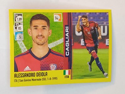 CALCIATORI PANINI 2021/22 73 ALESSANDRO DEIOLA CAGLIARI N 