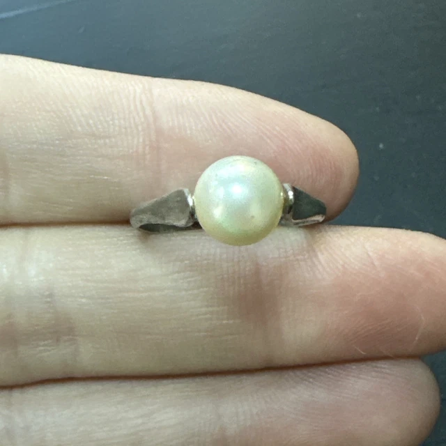 Bague large deux anneaux entrelacés en argent massif rhodié Taille de bague au choix 58