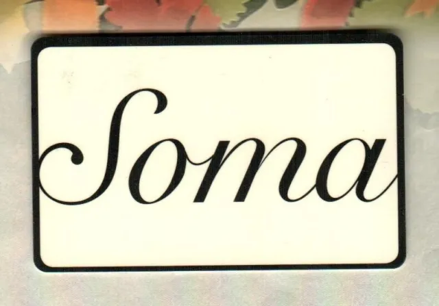 SOMA Classic Logo ( 2015 ) Gift Card ( $0 )