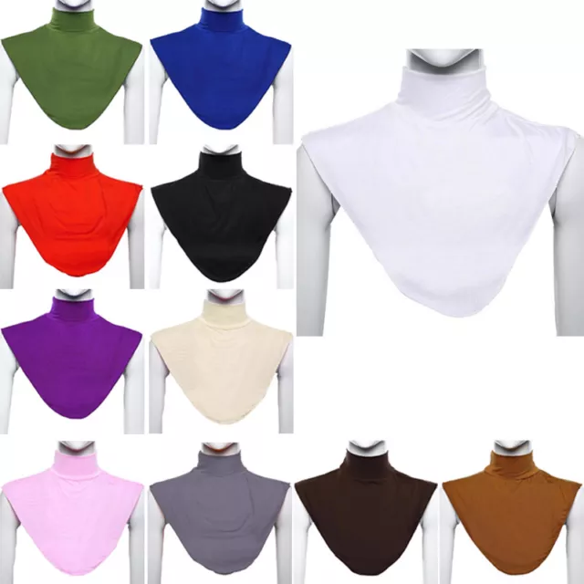 Womens Muslim Moslem Hijab Islamic Turtleneck Dickey Mock Modal Neck,Cover Nice