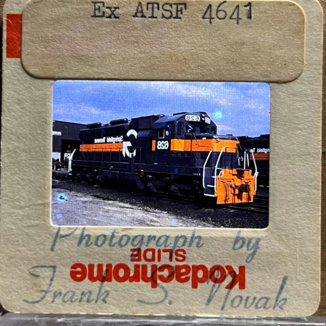 Original Railroad Slide SF Terminal SD26 628 at Unk. Loc.  (Ex-ATSF 4641)