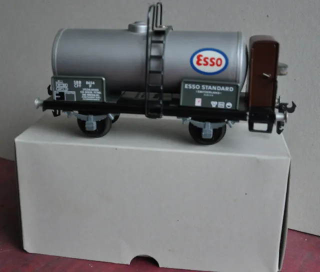 Buco Spur 0 Güterwagen Waggon Kesselwagen Wagen Esso SBB-CFF Schweiz 8654 OVP