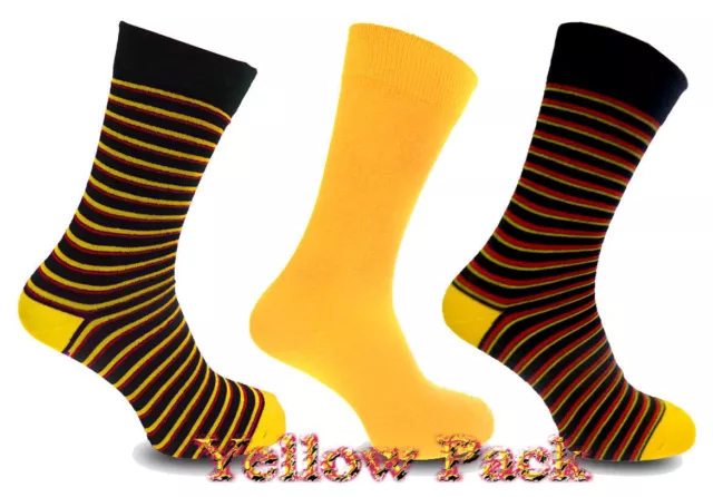 Vh6 Herren Alexander Grün Bambus-Socken 7-11 Streifen Style Weich & Bequem