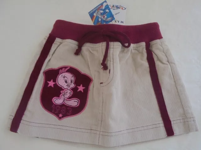 Gonna In Velluto Looney Tunes - Taglia Xl - Beige