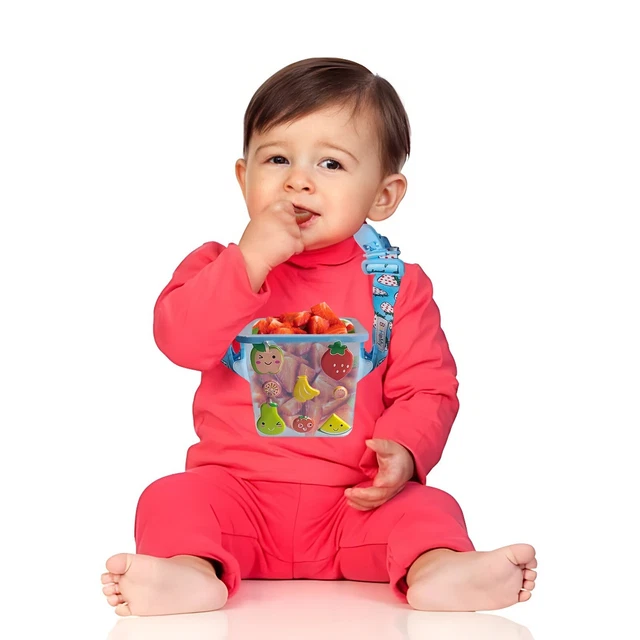 Toddler, baby traveling snack storage container pot