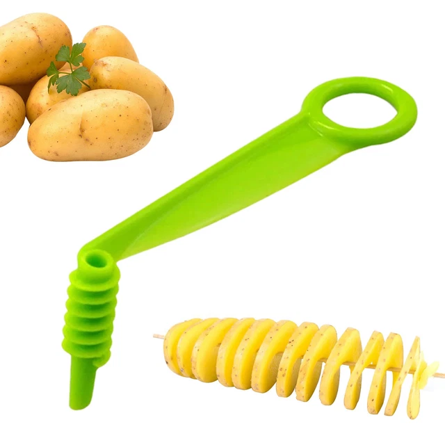 1PC MANUAL SPIRAL Cutter For Potato Cucumber Carrot Salad Fruit Chopper