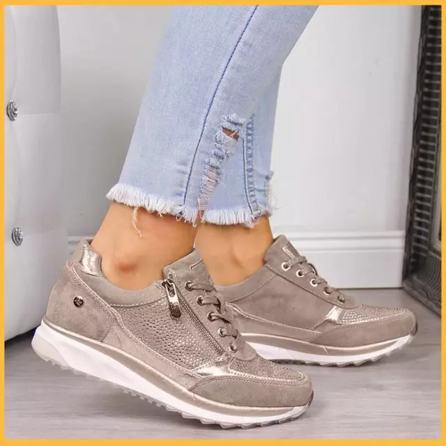 Zapatos deportivos de mujer con plataforma cheap