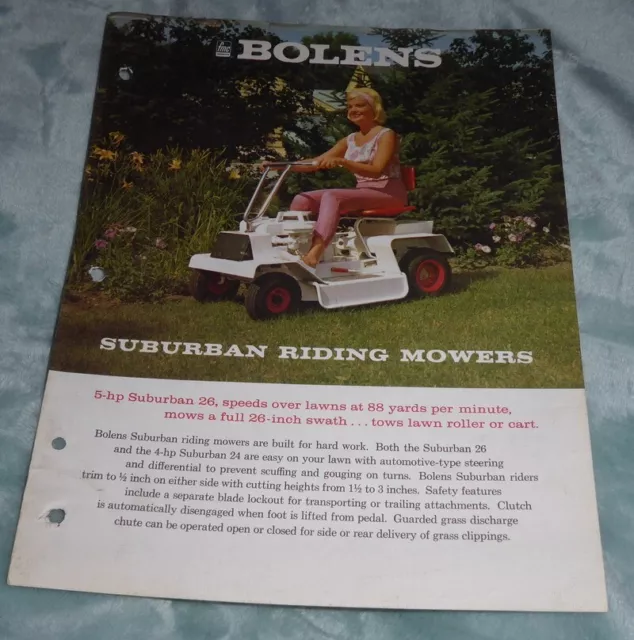 BOLENS 2133 RIDE On Mower 50.00 PicClick UK