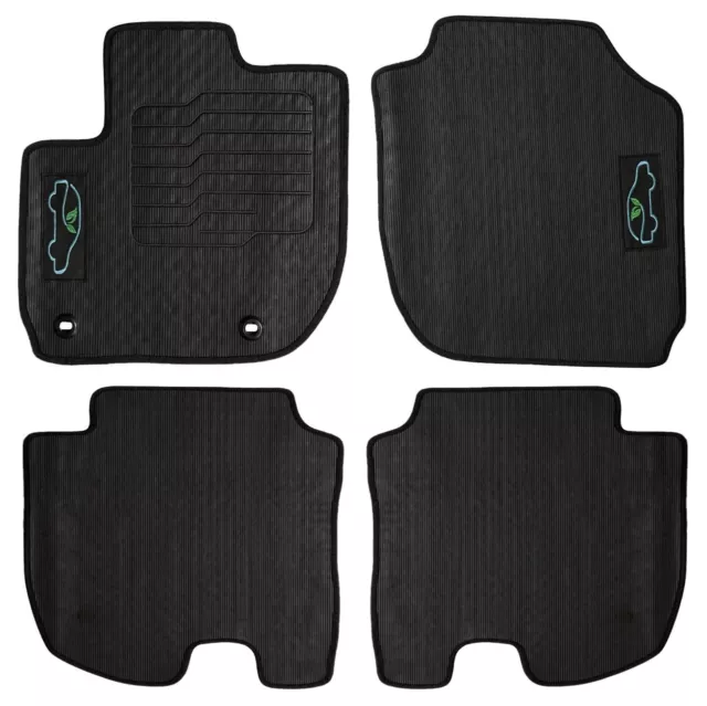 All-Weather Floor Mats for 2016 to 2022 Honda HR-V / 2015 to 2020 Honda Fit 4PCS