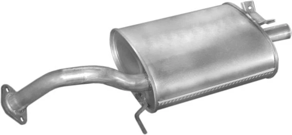 POLMO Silenziatore Scarico Adatto A per Toyota Corolla Liftback E9